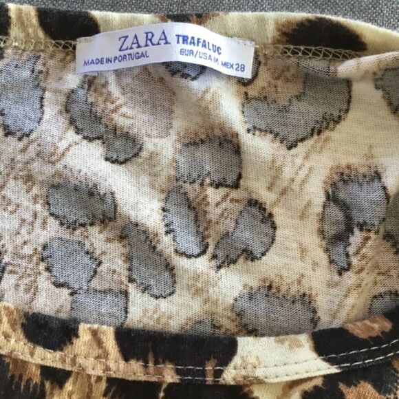 Zara leopard print crop top - Picture 4 of 4